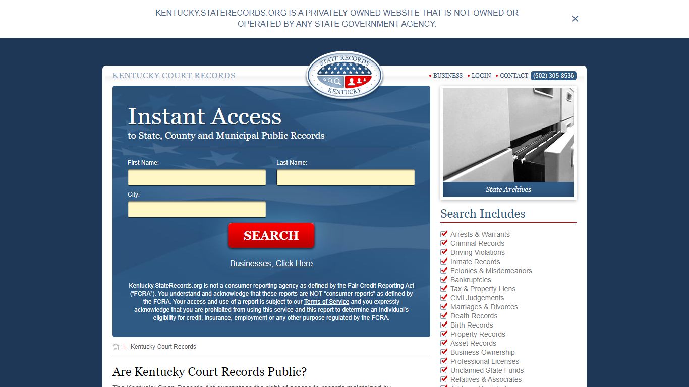 Kentucky Court Records | StateRecords.org